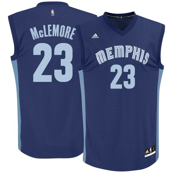 Camiseta Ben McLemore 23 Memphis Grizzlies adidas Road Replica Armada Hombre